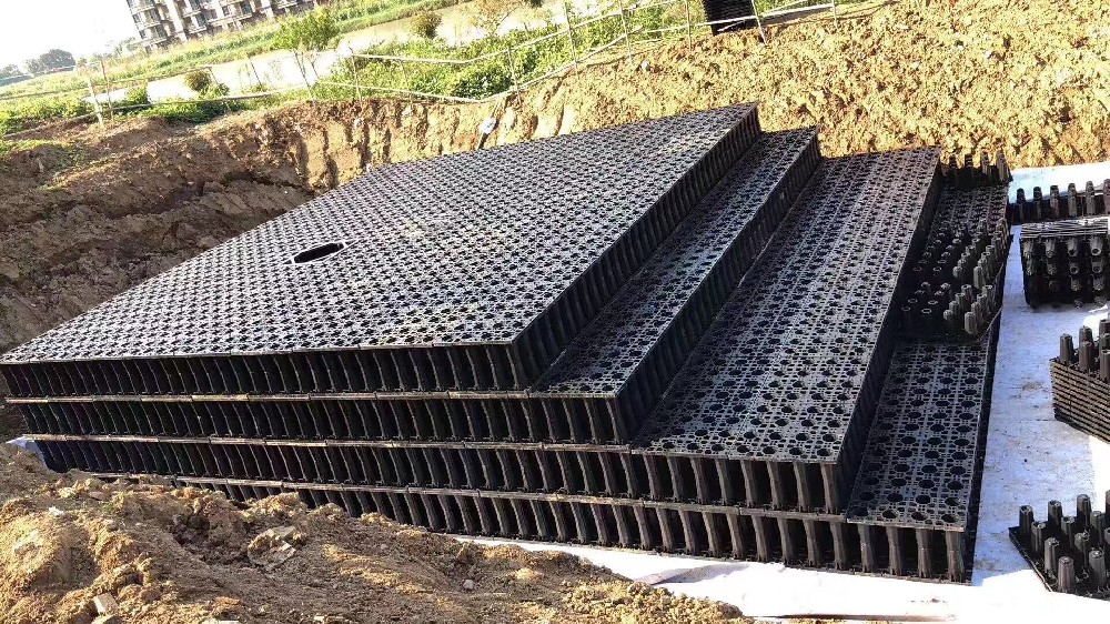 揚州寶能雨水收集池安裝